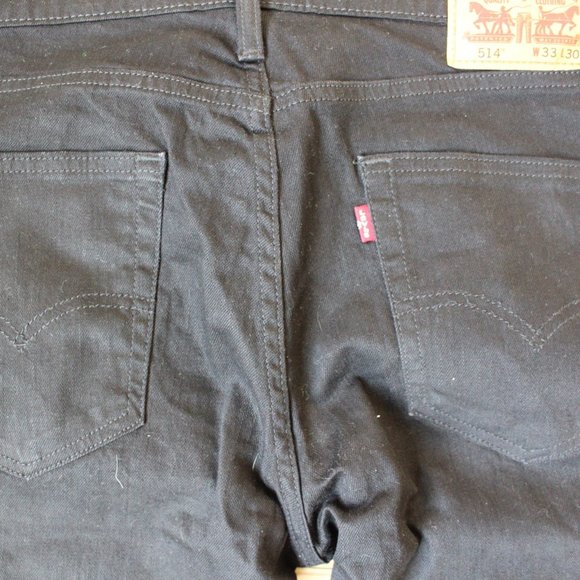 BLACK LEVI'S JEANS MEN'S W 33 L 30 CA00342 WPL423 - Picture 7 of 7